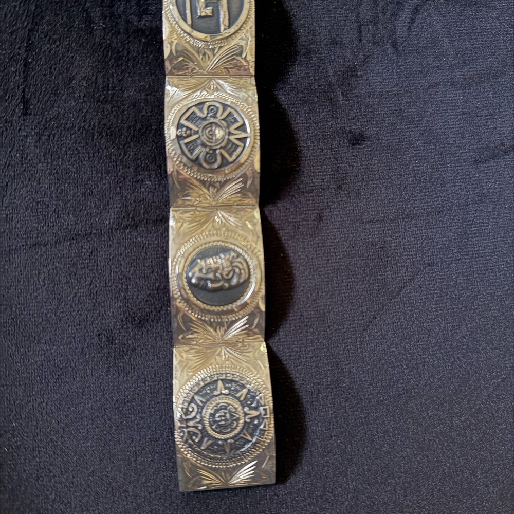 Sterling Silver Story Panel Bracelet - Picture 5 of 8